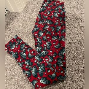 LuLaRoe printed leggings one size